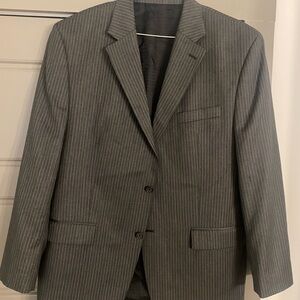 Michael Kohrs Gray Pinstripe Men's Suit